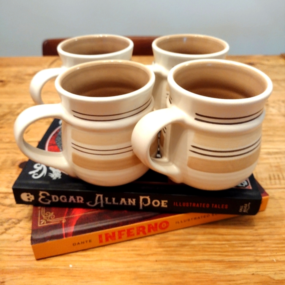 Pfaltzgraff Set Of 4 - Latte Mugs Set